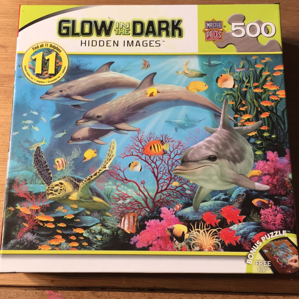 Glow in the dark puzzle